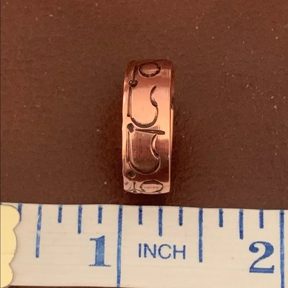 Etched Copper Ring - Picture 9 of 9